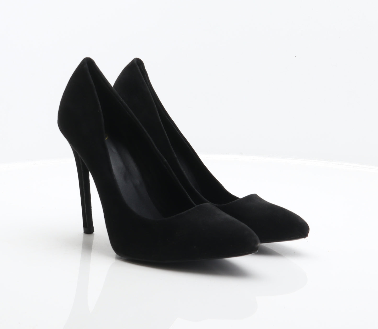 Missguided Womens Black Polyester Court Heel UK 8 41