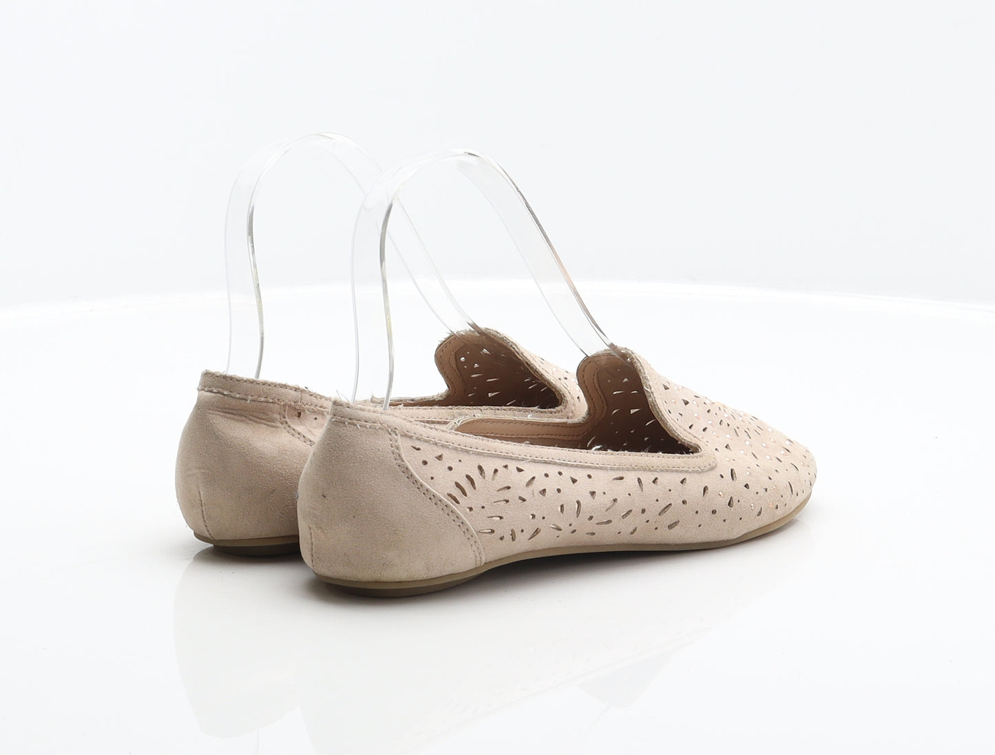 Graceland Girls Beige Polyester Ballet Flat UK 2 34