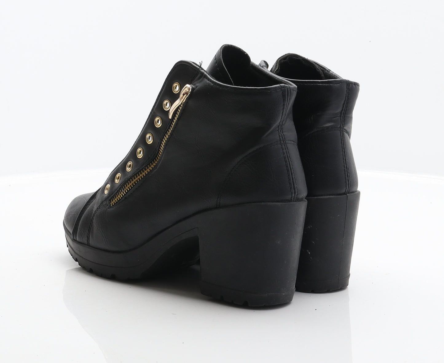 Sergio Todzi Womens Black Synthetic Combat Boot UK 5.5 39