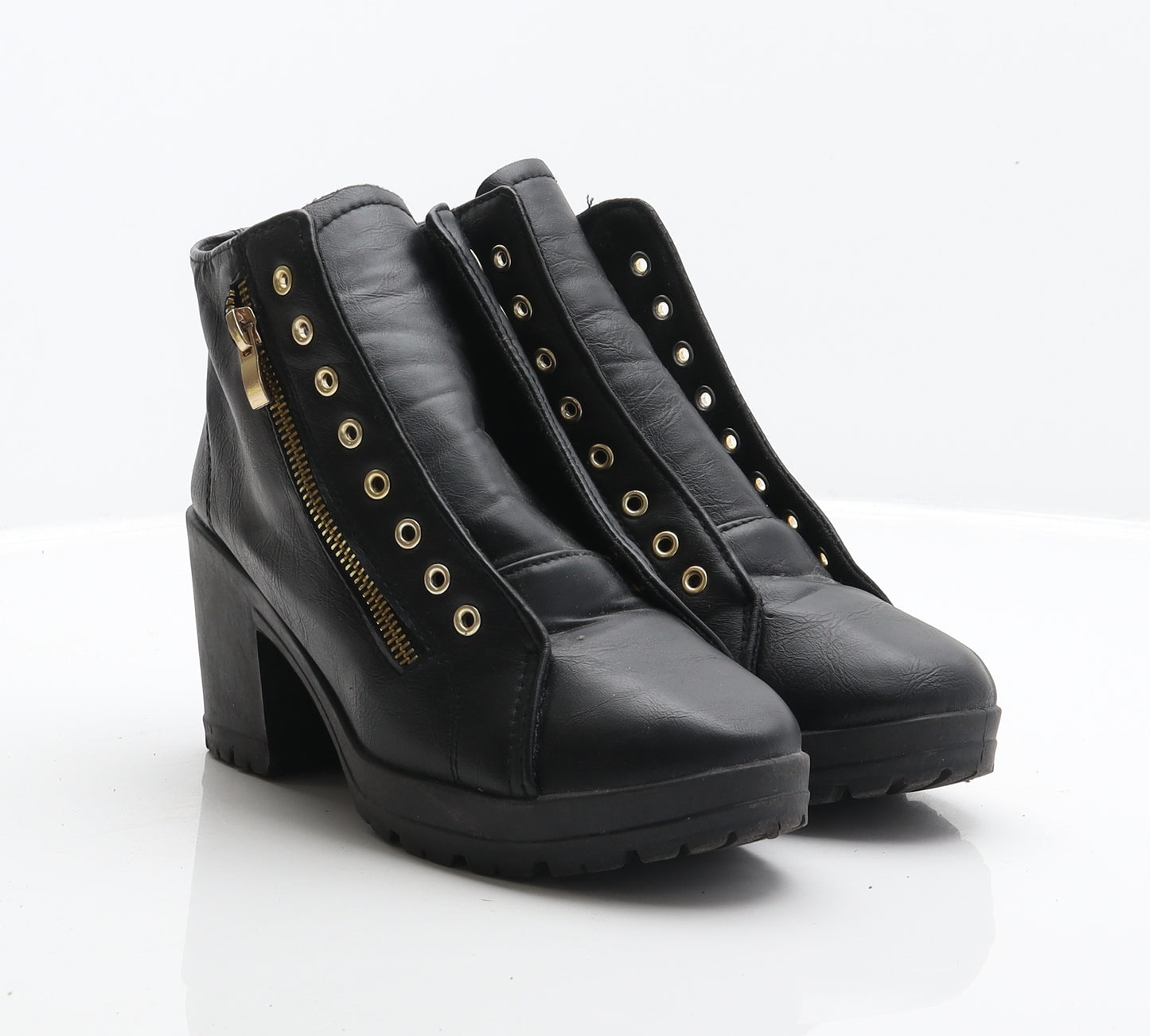 Sergio Todzi Womens Black Synthetic Combat Boot UK 5.5 39