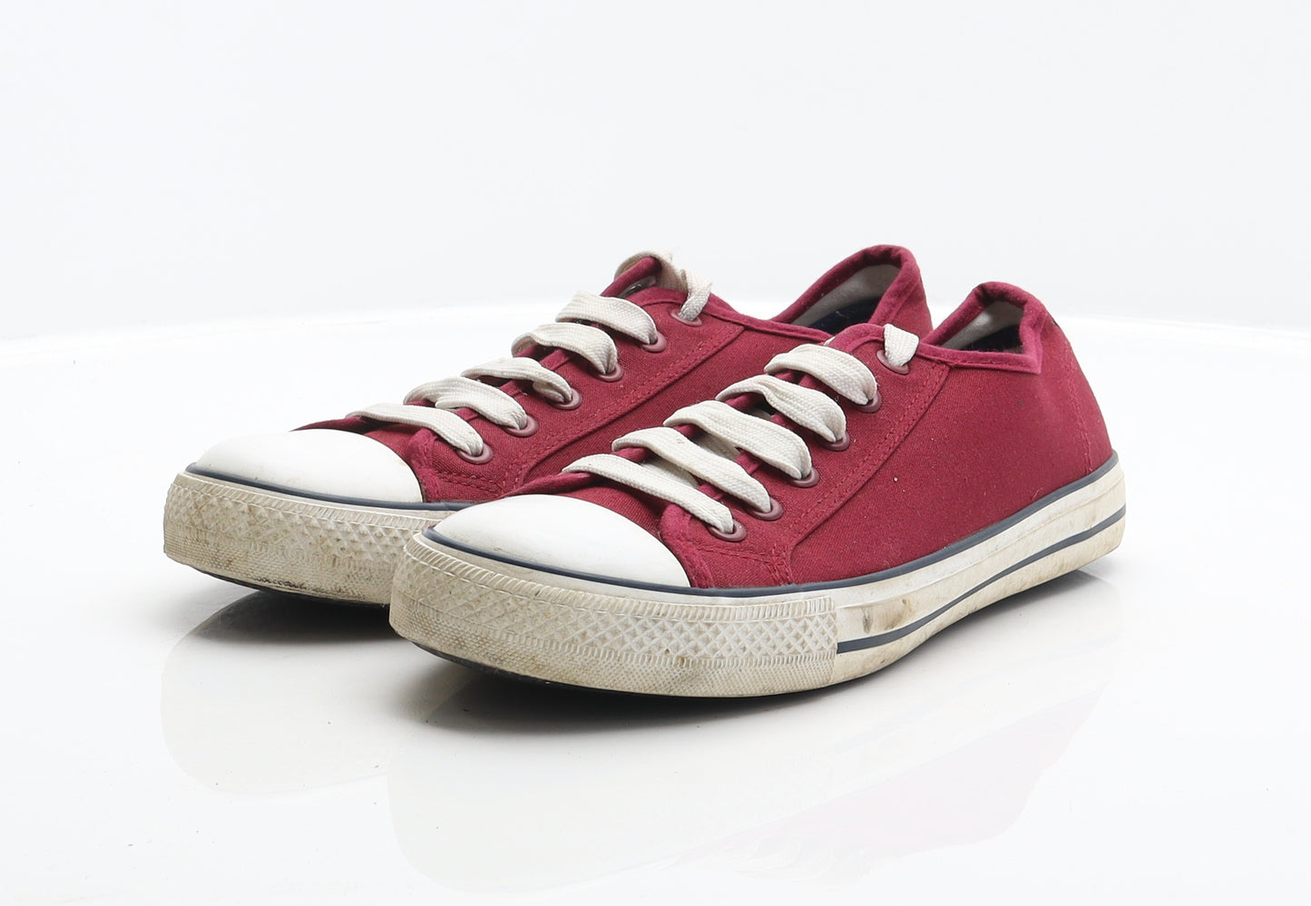 Cedar Wood State Mens Red Fabric Trainer UK 7 41