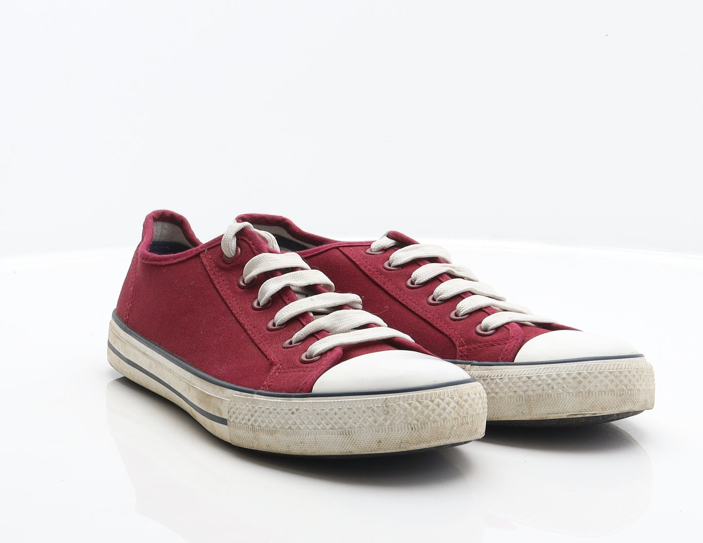 Cedar Wood State Mens Red Fabric Trainer UK 7 41