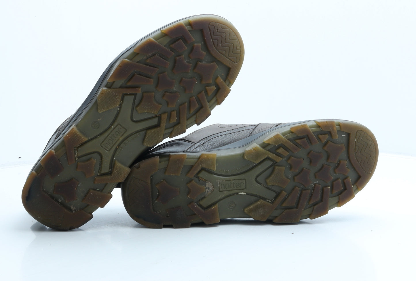 Hotter Mens Brown Leather Trainer UK 10