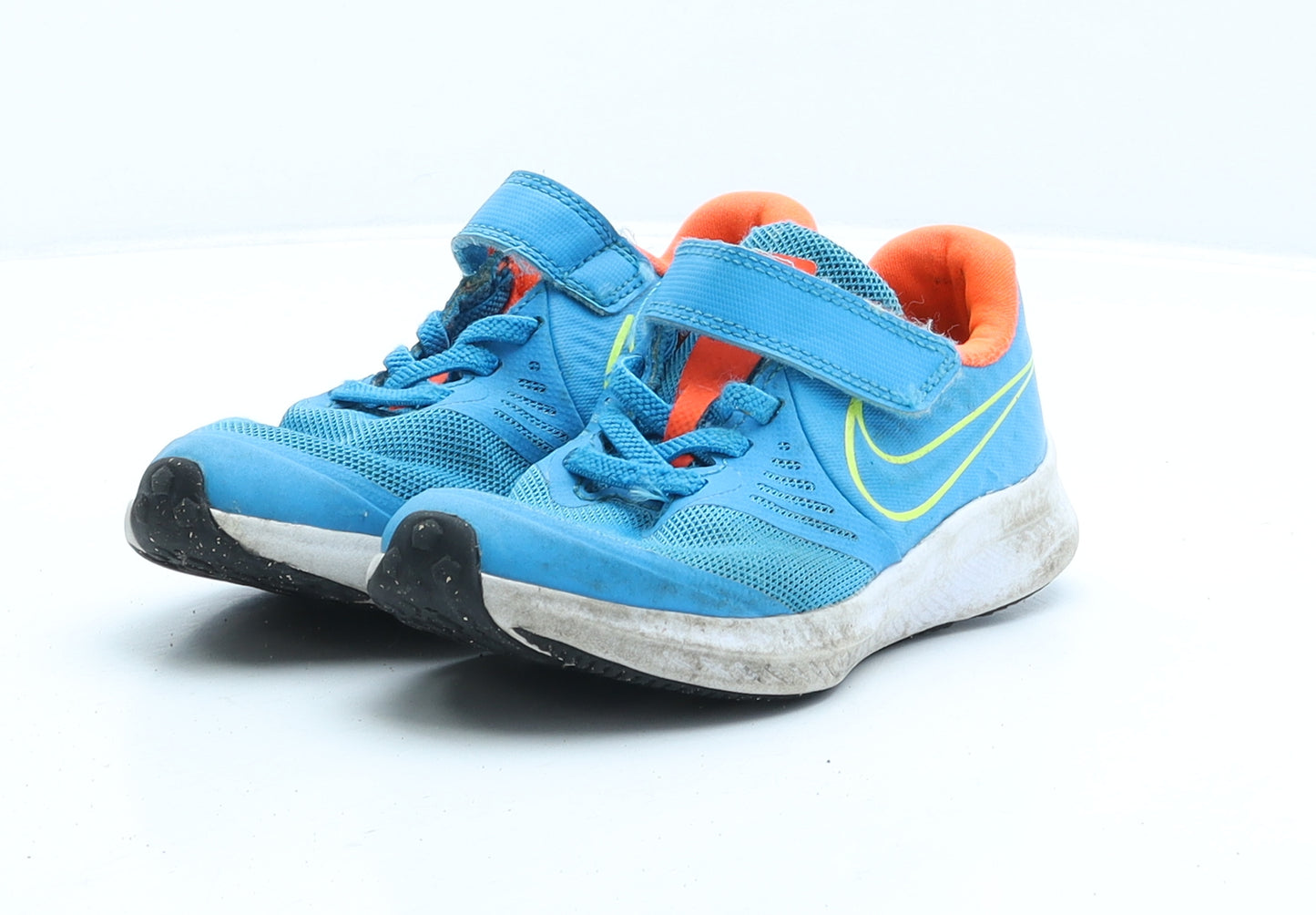 Nike Boys Blue Fabric Trainer UK 10