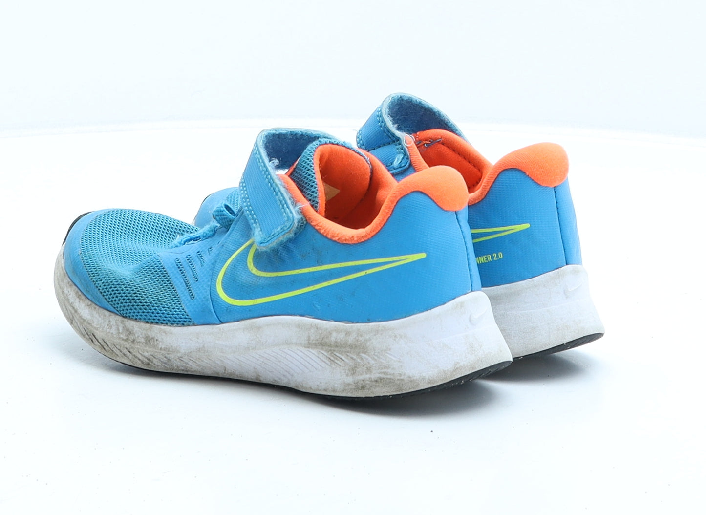 Nike Boys Blue Fabric Trainer UK 10