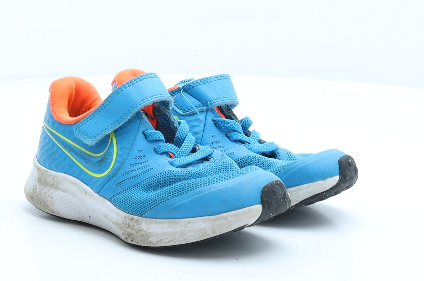 Nike Boys Blue Fabric Trainer UK 10