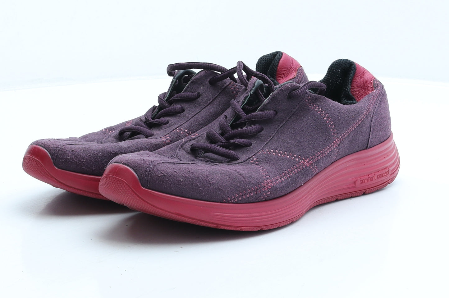 Hotter Womens Purple Fabric Trainer UK 6
