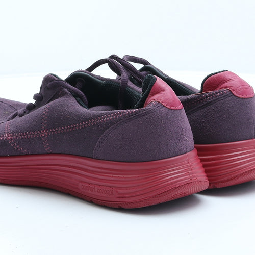 Hotter Womens Purple Fabric Trainer UK 6