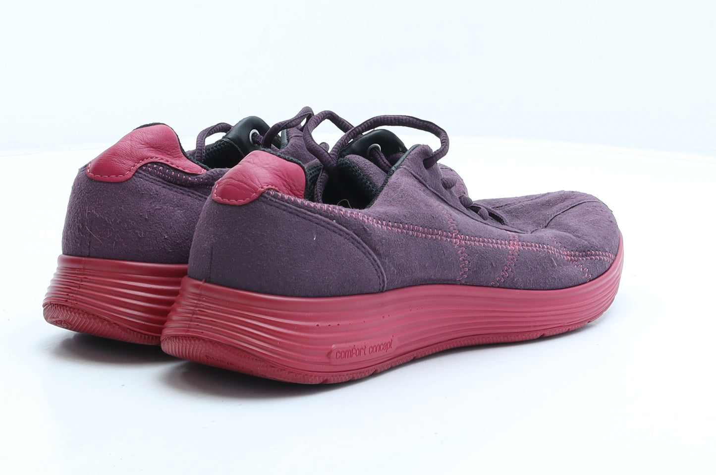 Hotter Womens Purple Fabric Trainer UK 6