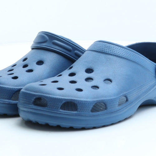 Preworn Mens Blue Rubber Clog Casual UK 8