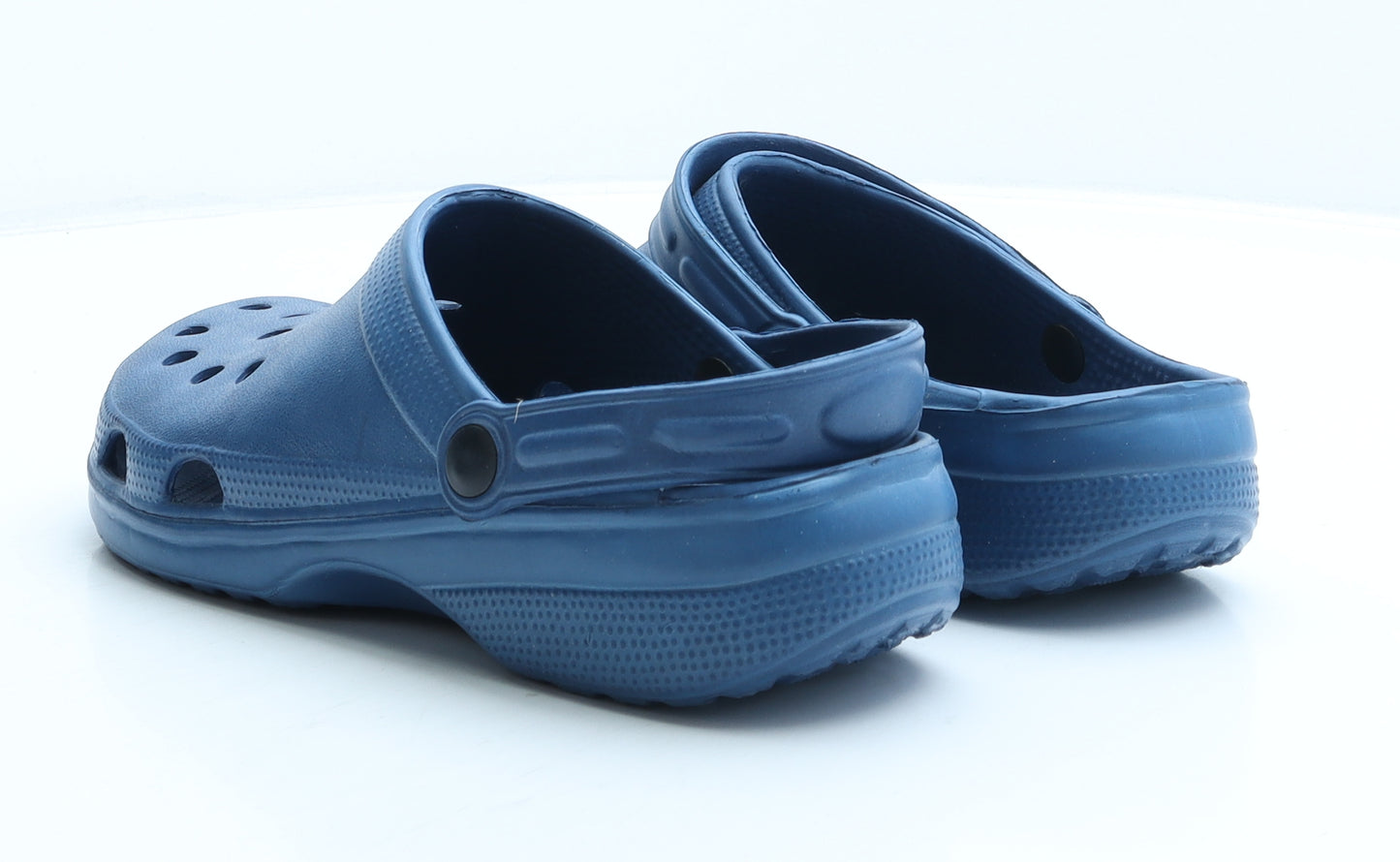 Preworn Mens Blue Rubber Clog Casual UK 8