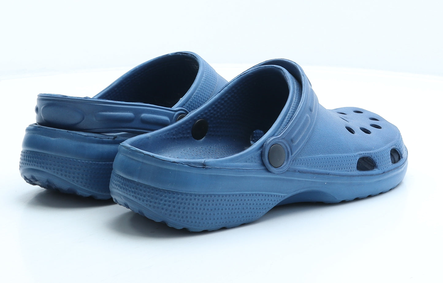 Preworn Mens Blue Rubber Clog Casual UK 8