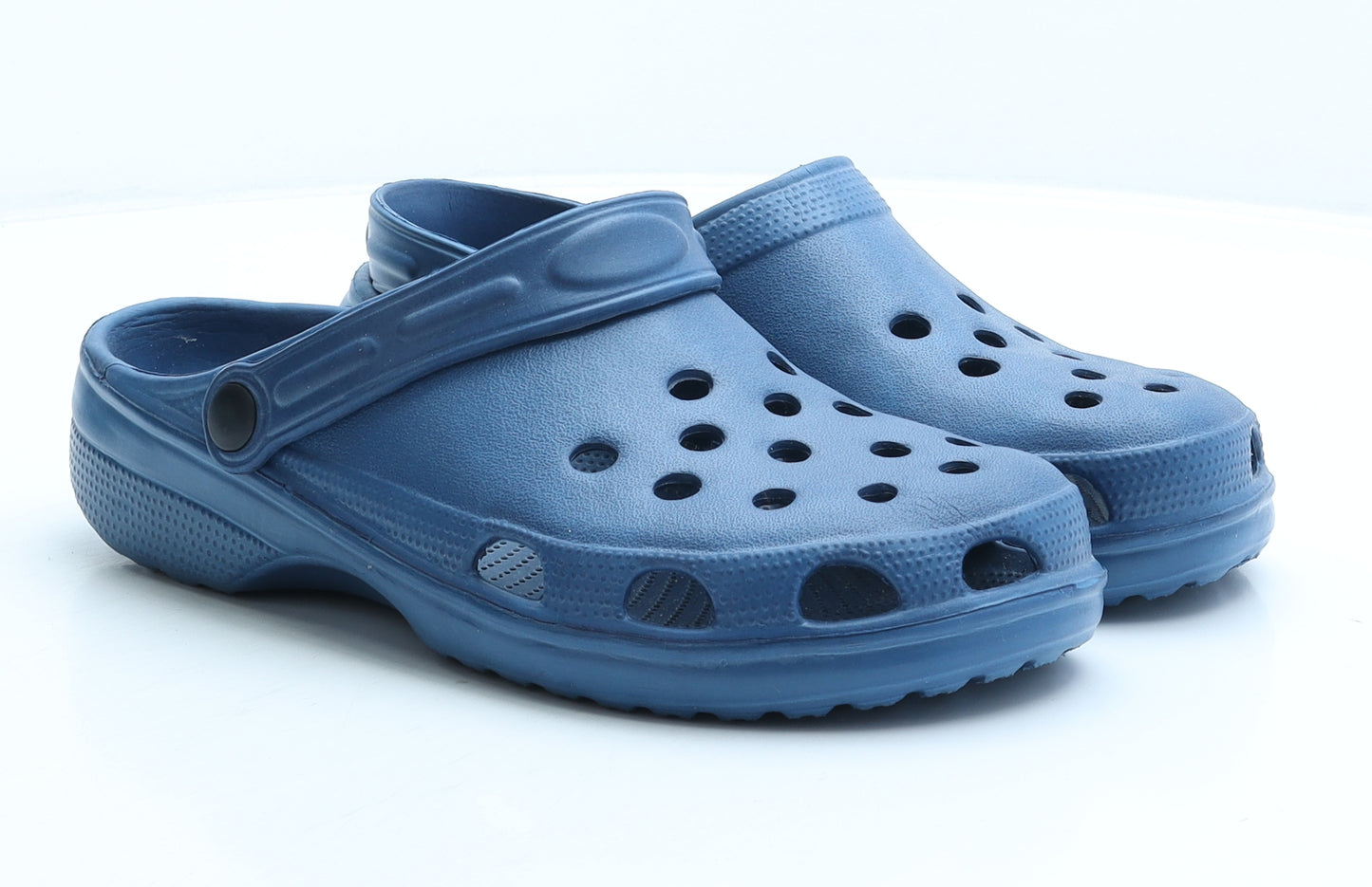 Preworn Mens Blue Rubber Clog Casual UK 8