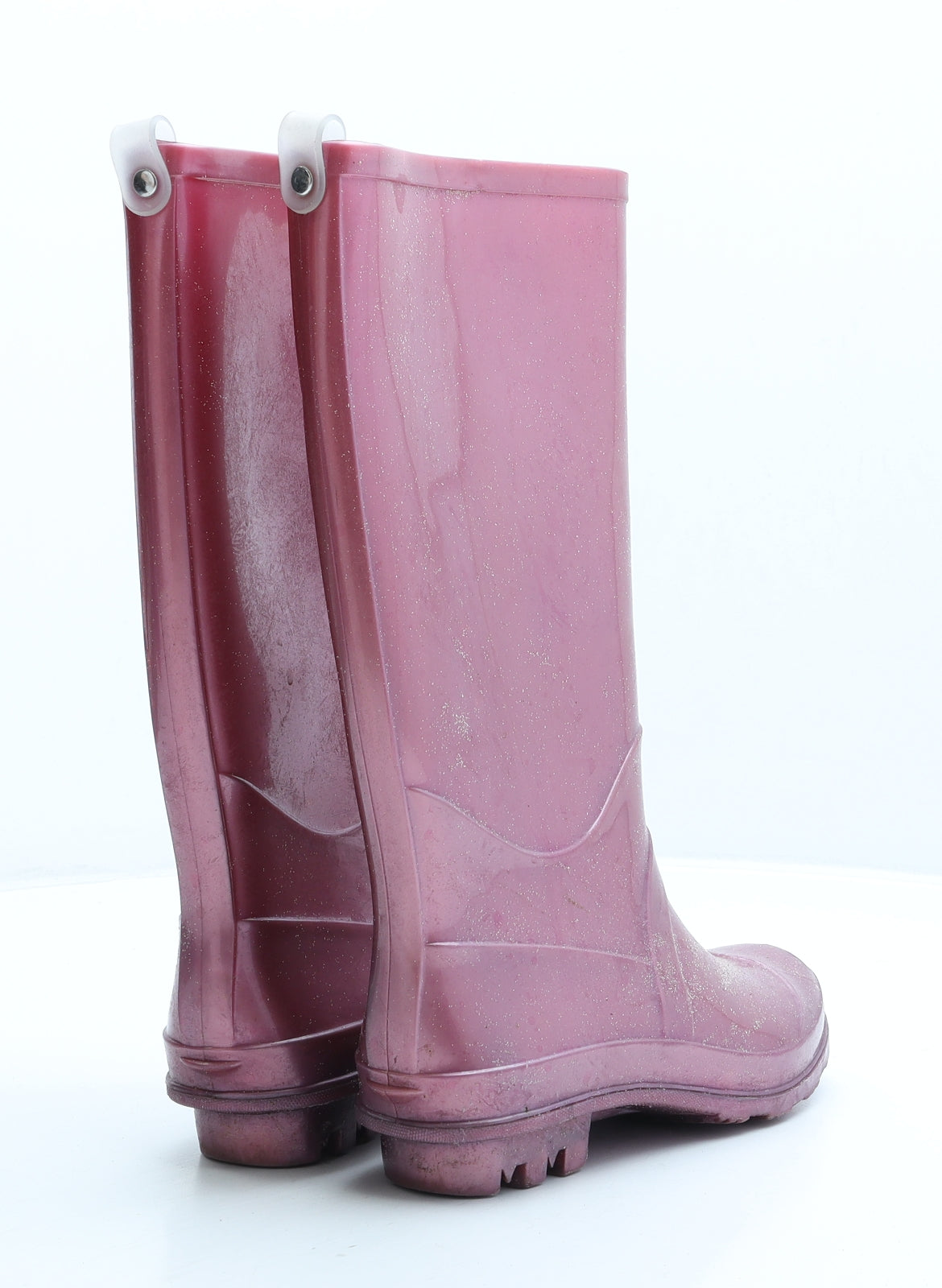 F&F Womens Pink Rubber Wellies Boot UK 2