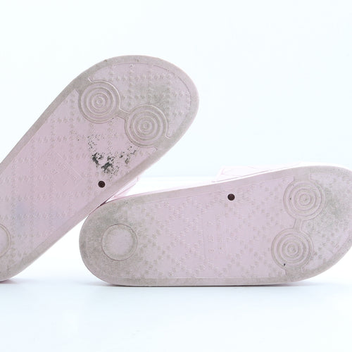 Atmosphere Womens Pink Rubber Slider Sandal UK 4