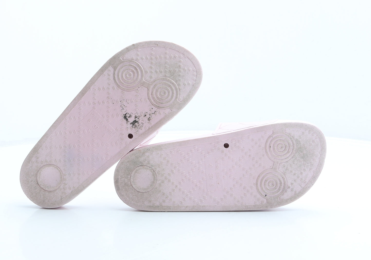 Atmosphere Womens Pink Rubber Slider Sandal UK 4