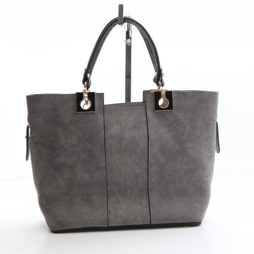 Michael Kors Womens Grey Polyethylene Top Handle Bag Size Medium