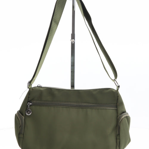 Jingping Womens Green Polyester Shoulder Bag Size Small