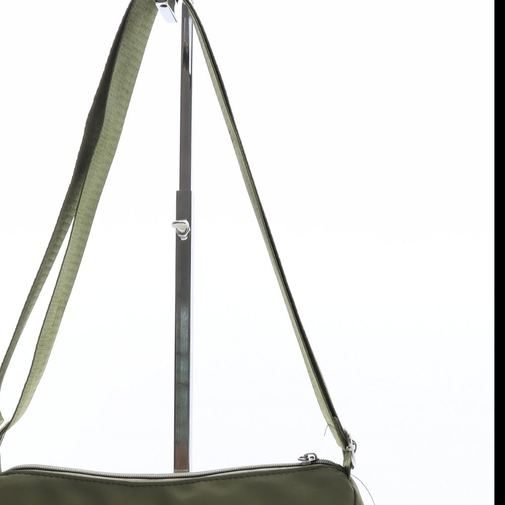 Jingping Womens Green Polyester Shoulder Bag Size Small