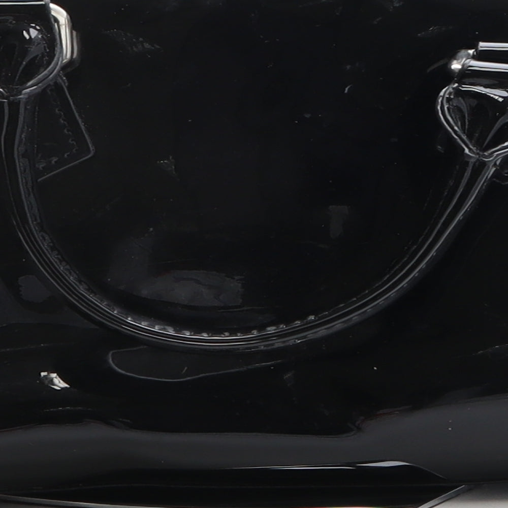 David Jones Womens Black PVC Top Handle Bag Size Mini
