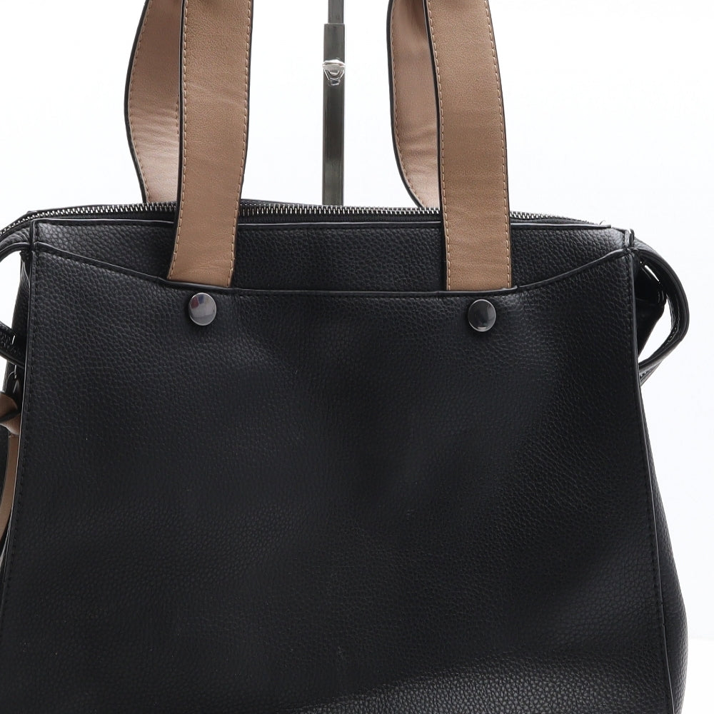 NEXT Womens Black Polyethylene Top Handle Bag Size Large