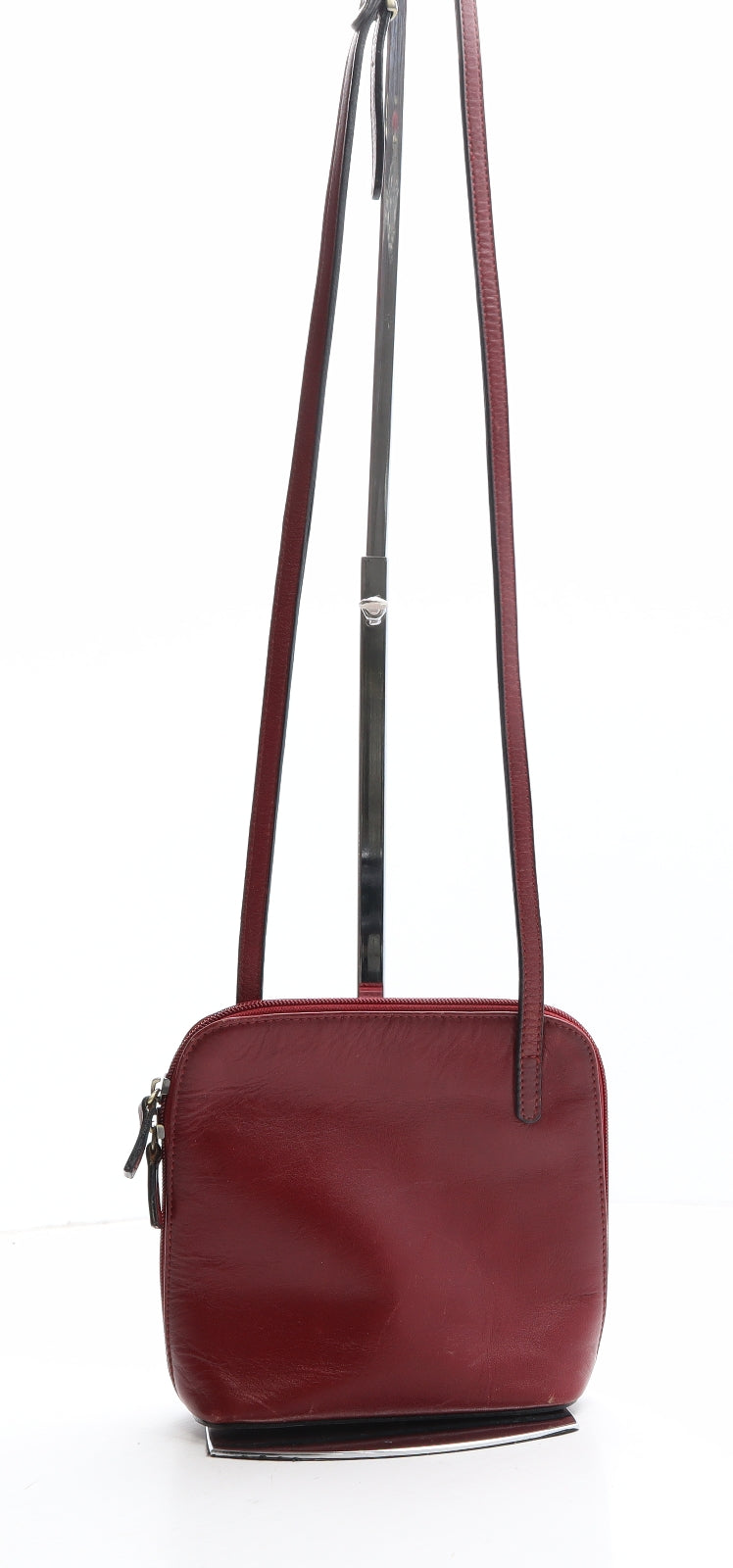 Preworn Womens Red Polyethylene Crossbody Size Mini