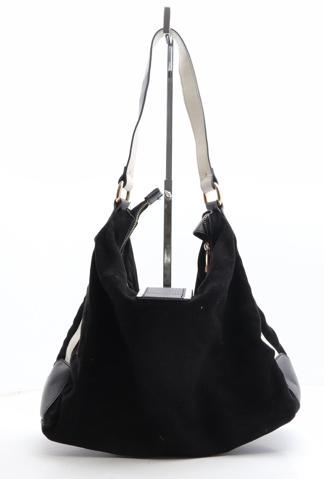 River Island Womens Black Polyethylene Shoulder Bag Size Large