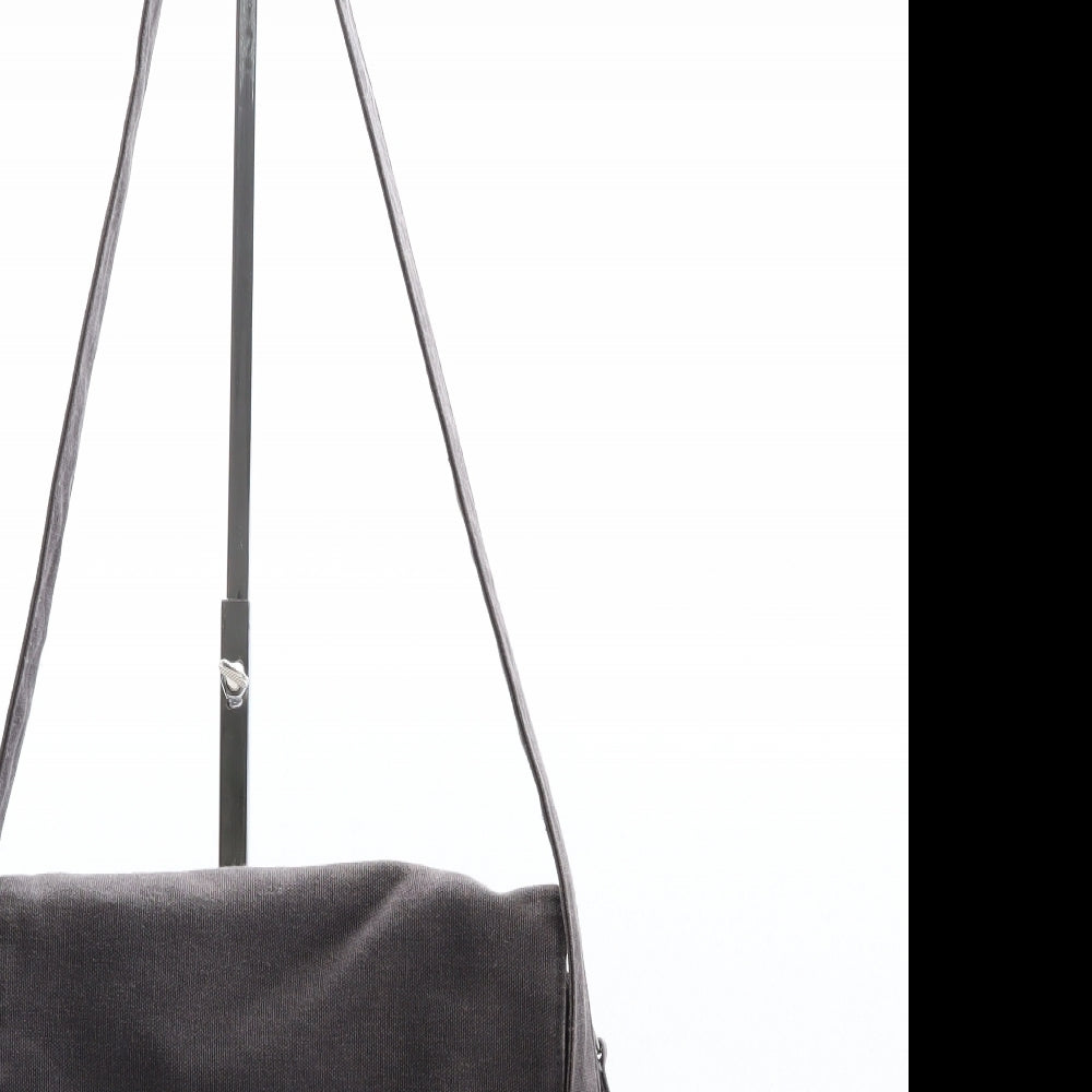 Pure Womens Grey Hemp Crossbody Size Medium