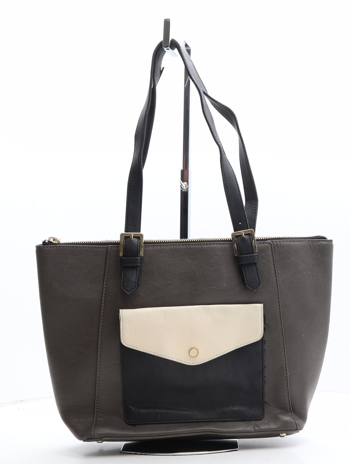 Marks and Spencer Womens Green Polyethylene Shoulder Bag Size Large