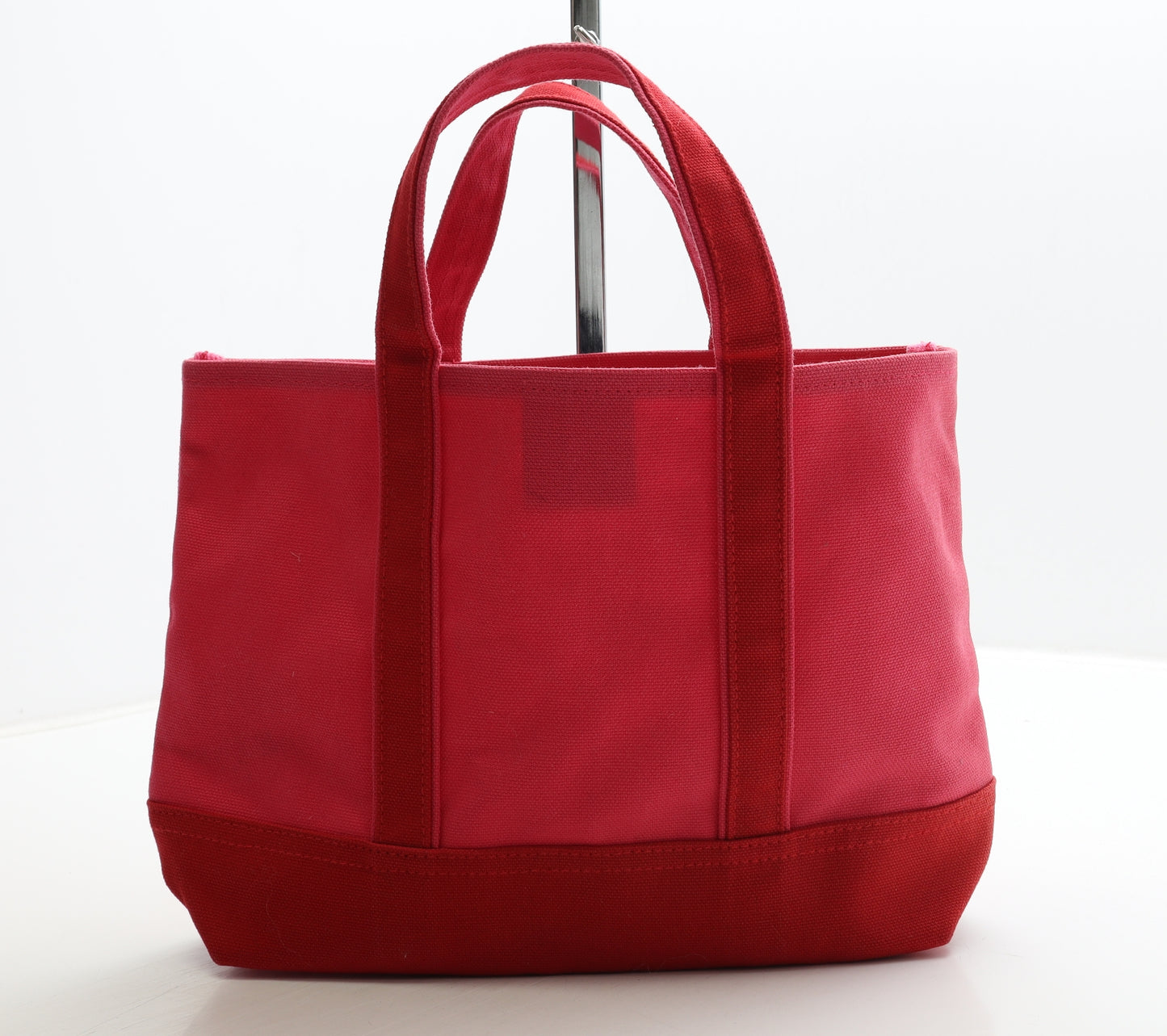 Abeille Womens Pine Green Colorblock Canvas Top Handle Bag Size Medium