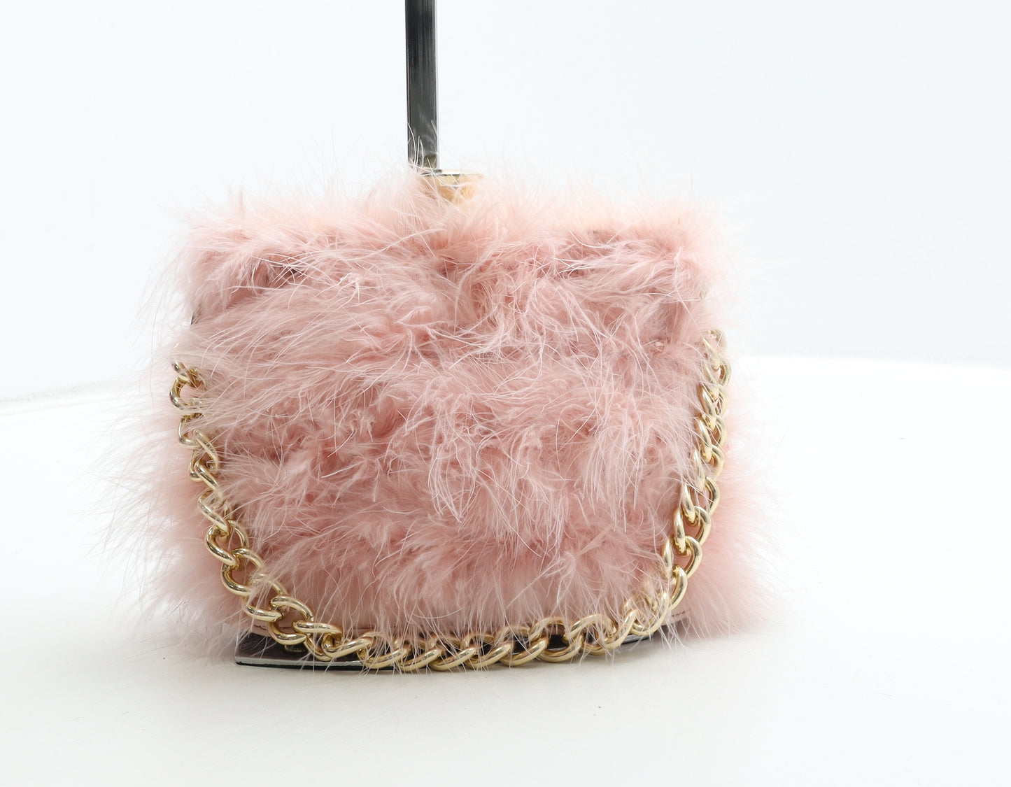 KoKo Coulture Womens Pink Polyester Top Handle Bag Size Small