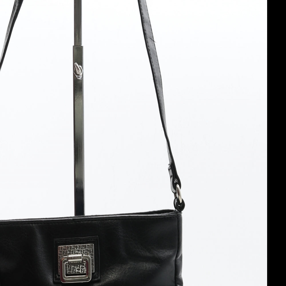 Fiorelli Womens Black Polyurethane Crossbody Size Medium