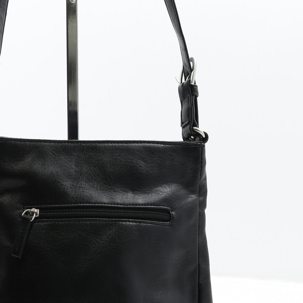 Fiorelli Womens Black Polyurethane Crossbody Size Medium