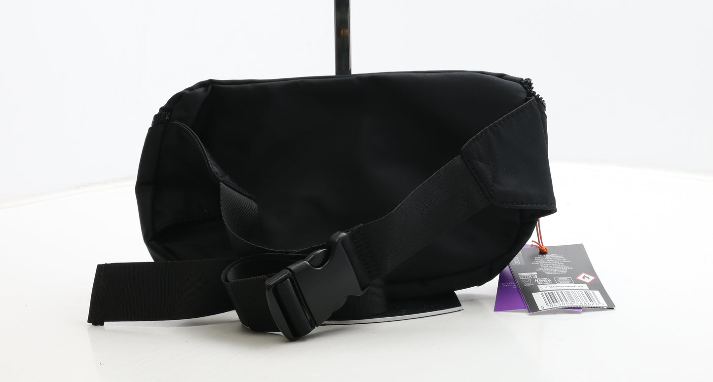 FCUK Womens Black Logo Polyester Belt Bag & Waist Pack Size Small