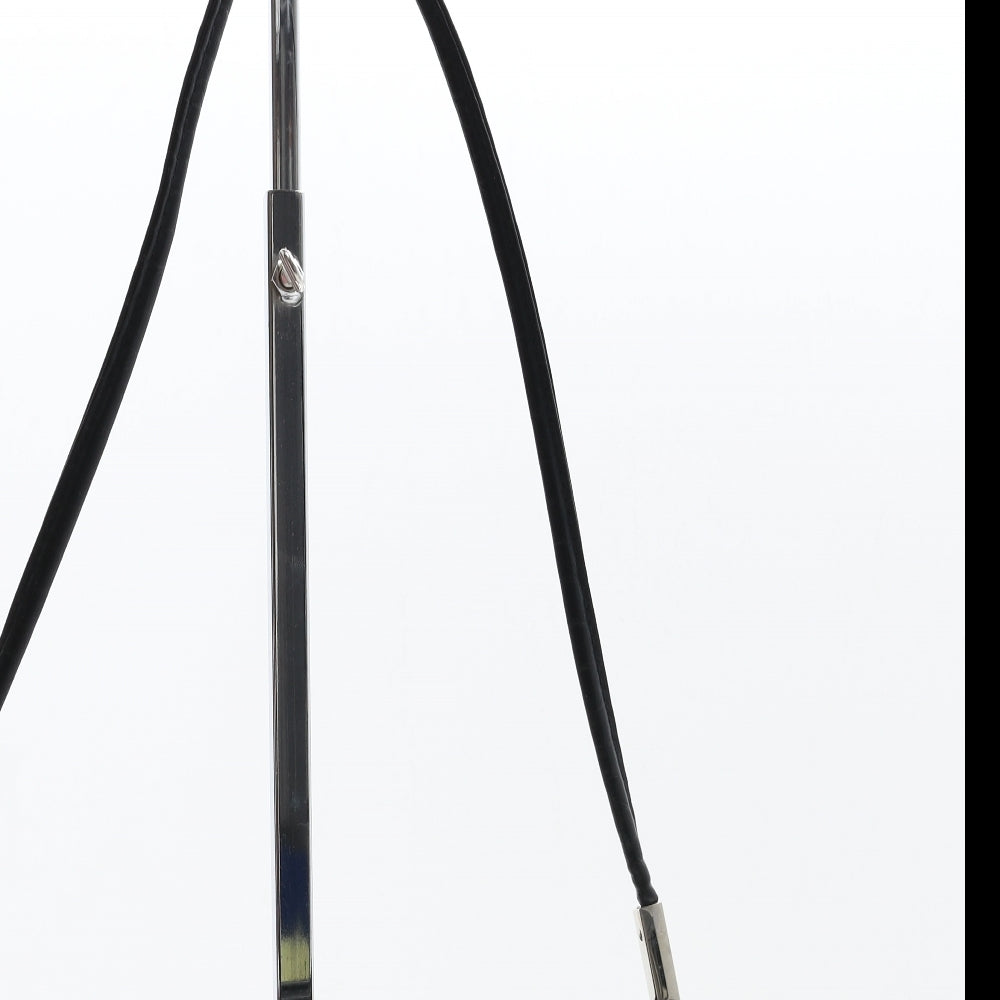 Joanna Hall Womens Black Geometric Polyurethane Shoulder Bag Size Small