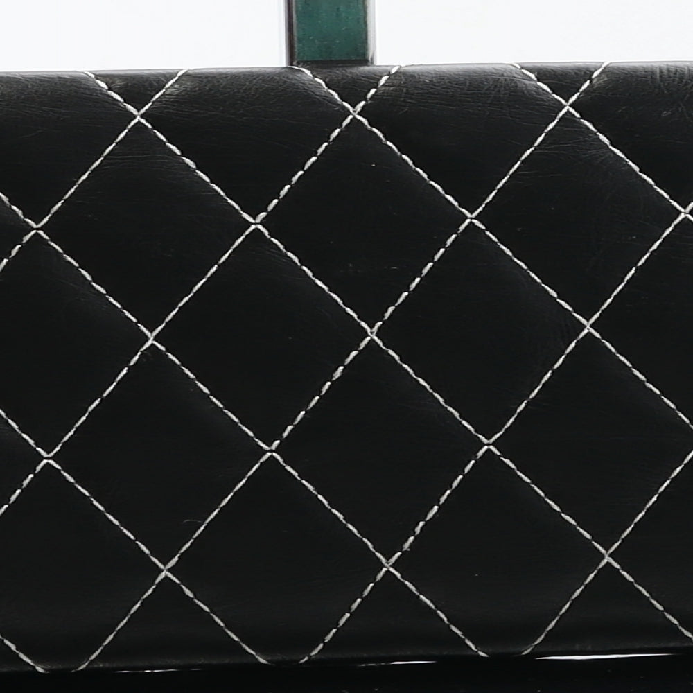 Red or Dead Womens Black Geometric Polyurethane Clutch Size Small