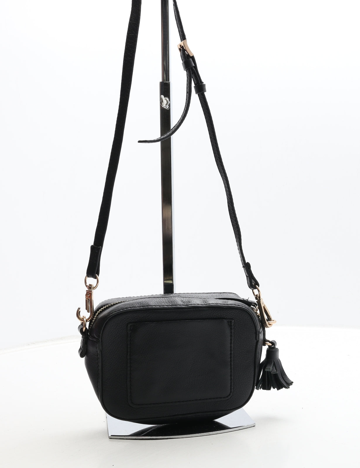 Accessorize Womens Black Polyester Crossbody Size Small - Star Detail