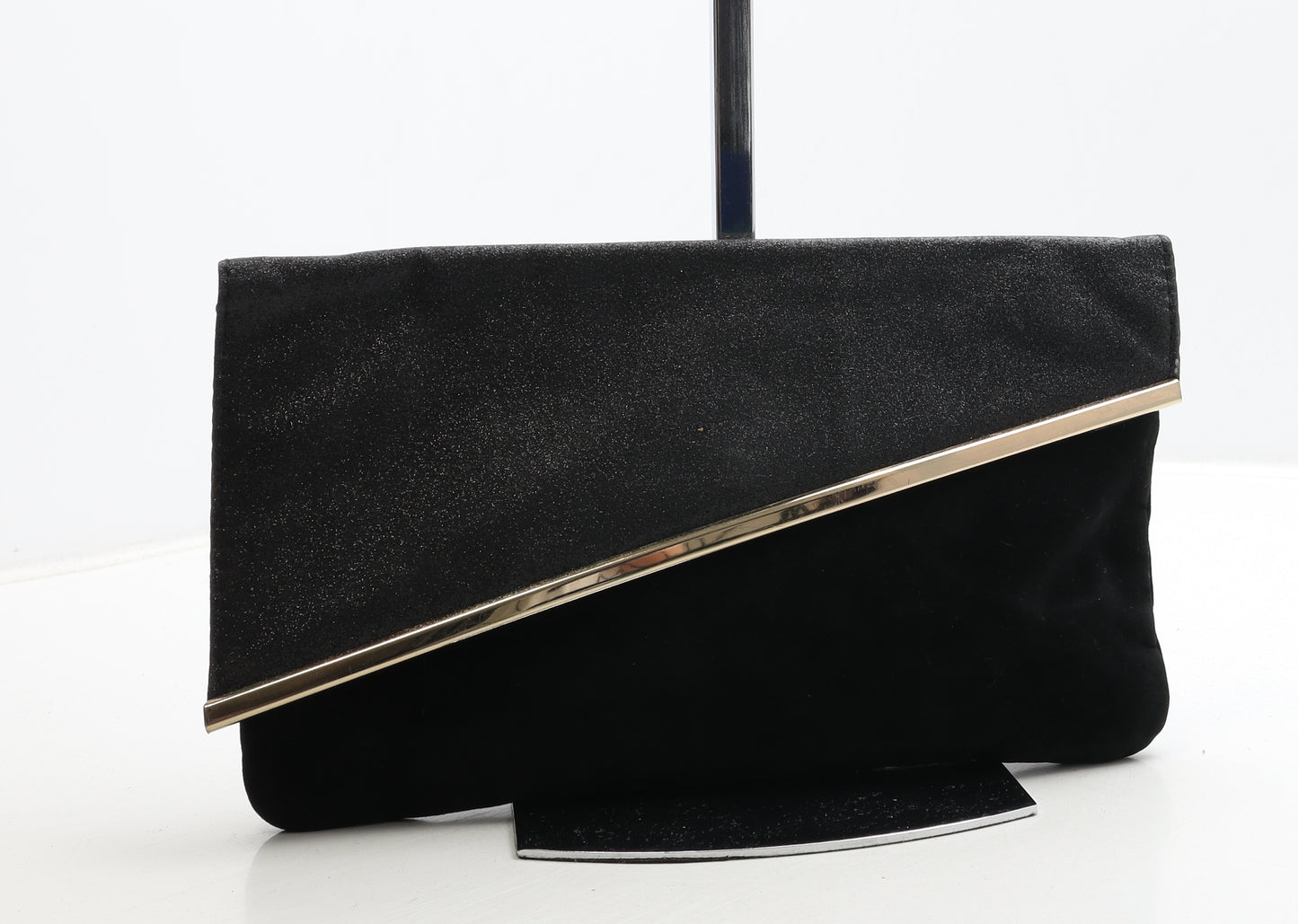 Dorothy Perkins Womens Black Polyester Clutch Size Small