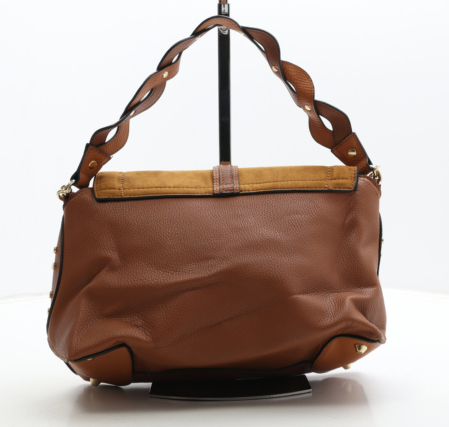 River Island Womens Brown Polyurethane Shoulder Bag Size Medium