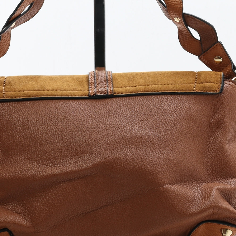 River Island Womens Brown Polyurethane Shoulder Bag Size Medium