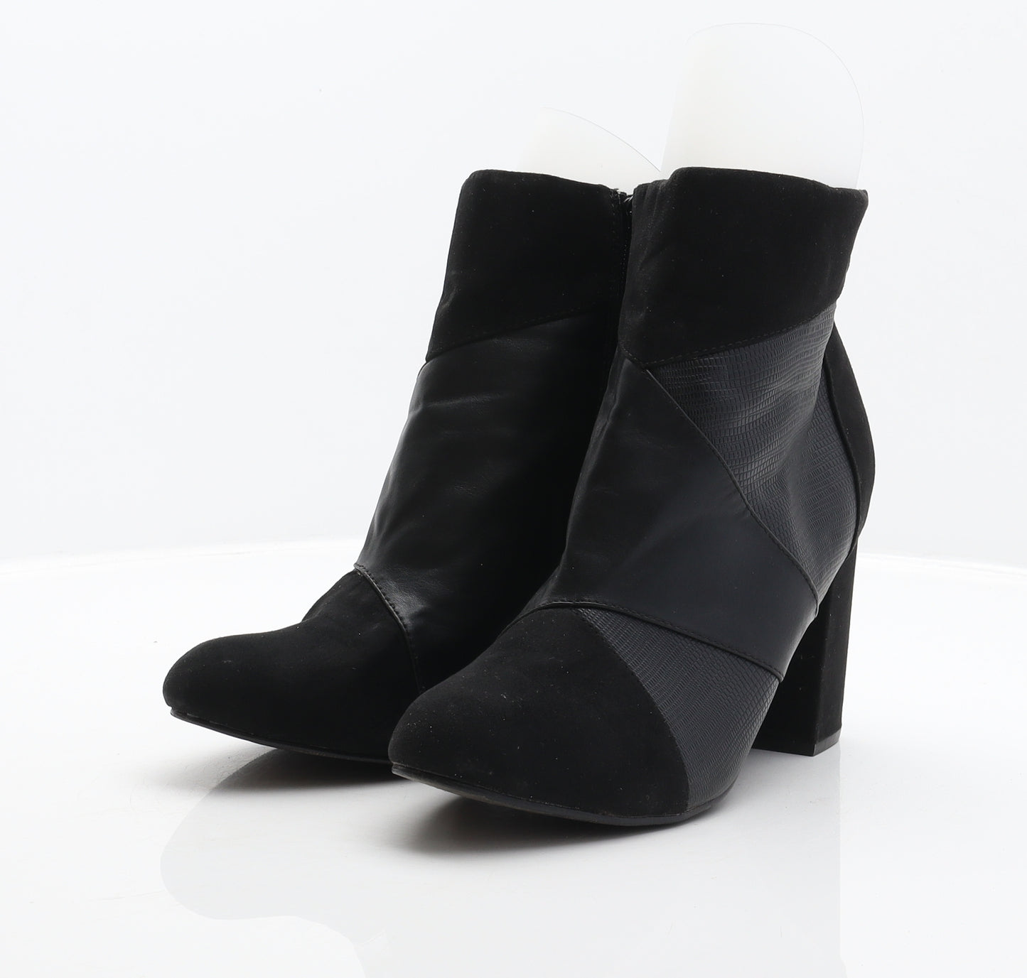 Peacocks Womens Black Synthetic Bootie Boot UK 8 41