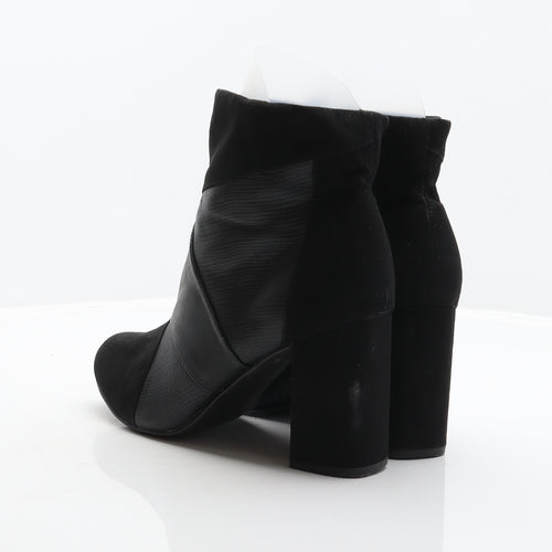 Peacocks Womens Black Synthetic Bootie Boot UK 8 41