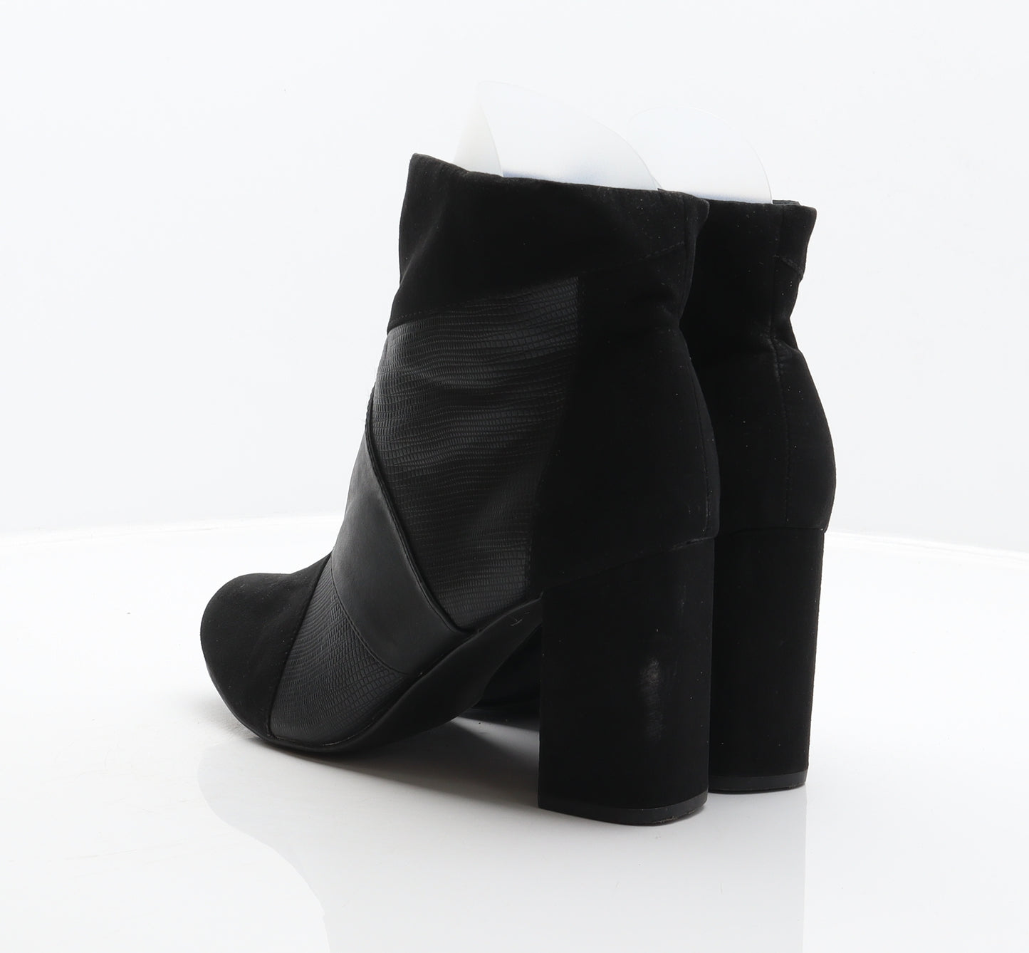 Peacocks Womens Black Synthetic Bootie Boot UK 8 41