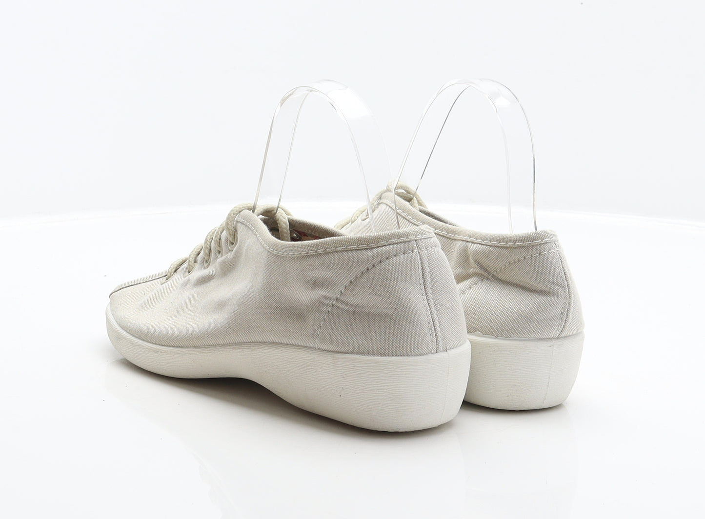 Dr. Keller Womens Grey Fabric Trainer Casual UK 4