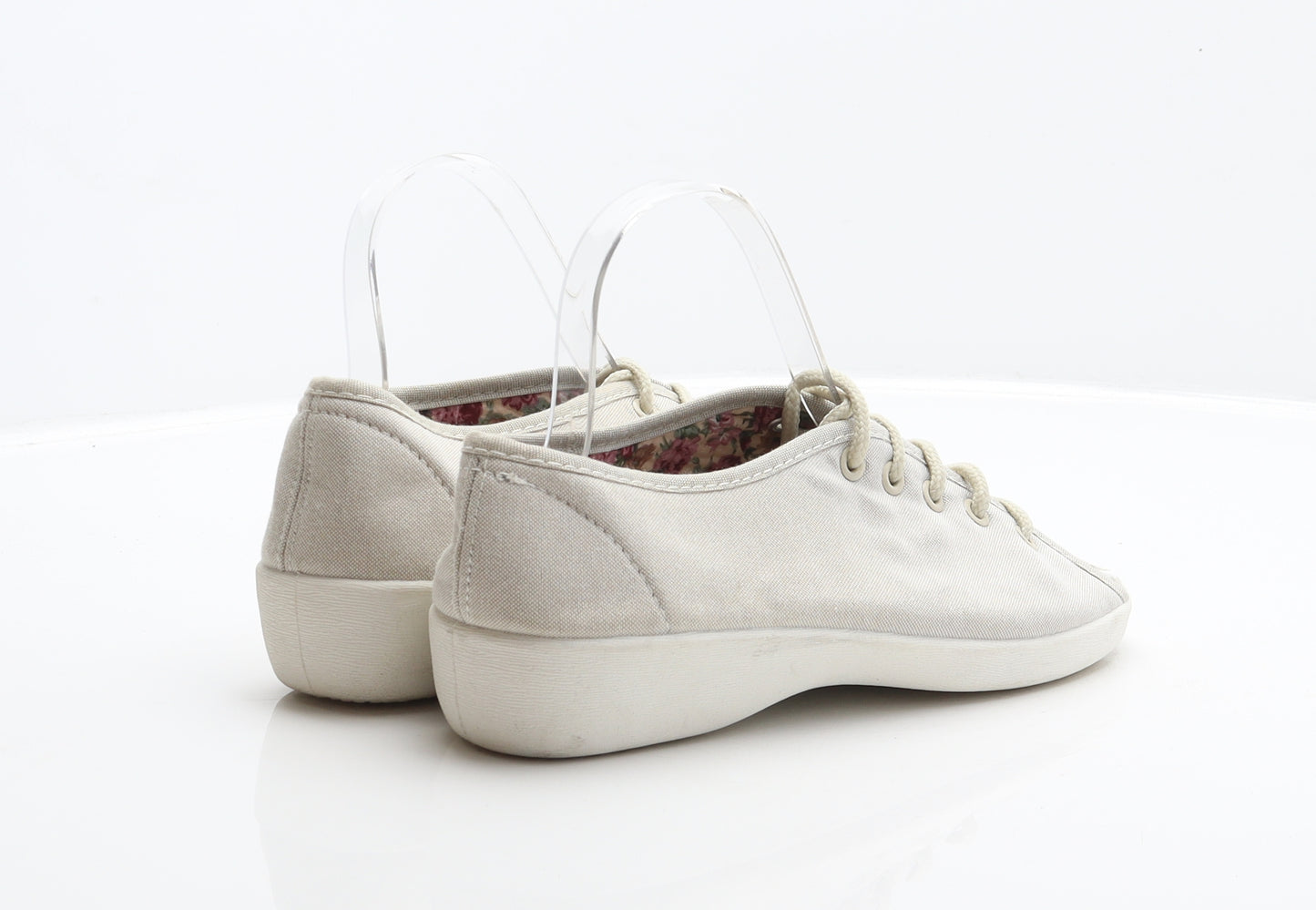 Dr. Keller Womens Grey Fabric Trainer Casual UK 4