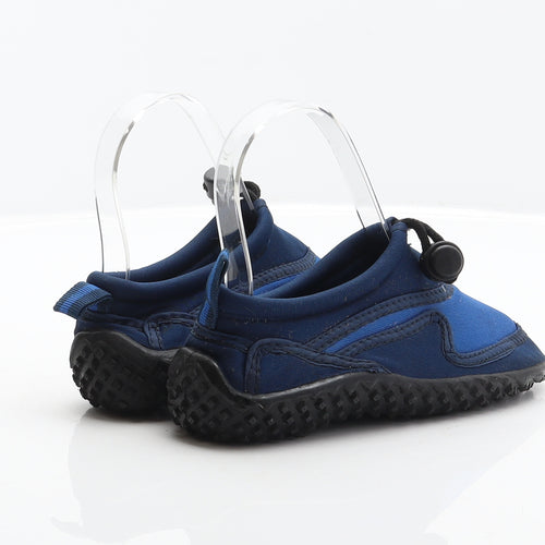 Osprey Boys Blue Polyester Slip On Casual UK 11 29 - Aqua Shoes