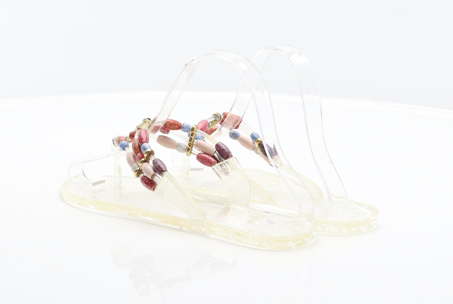 Matalan Womens Clear Synthetic Thong Sandal UK 5 38