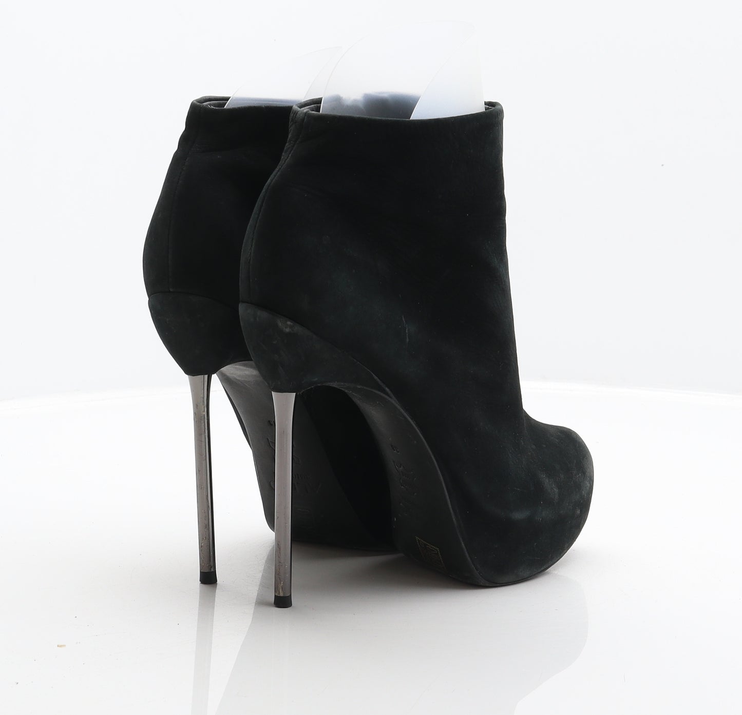 Aldo Womens Black Leather Bootie Boot UK 5 38