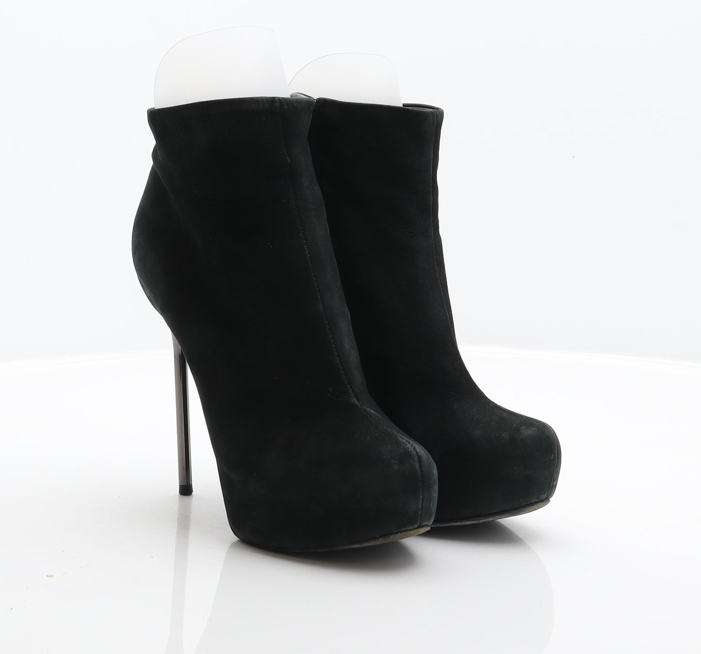 Aldo Womens Black Leather Bootie Boot UK 5 38