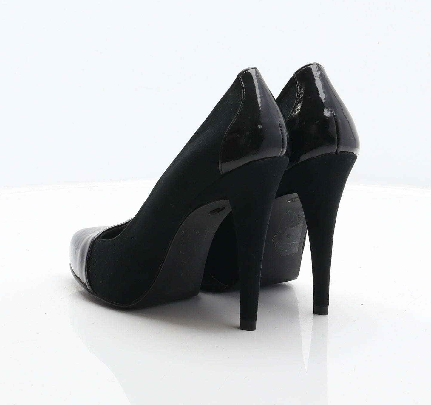 NEXT Womens Black Polyester Court Heel UK 5 38